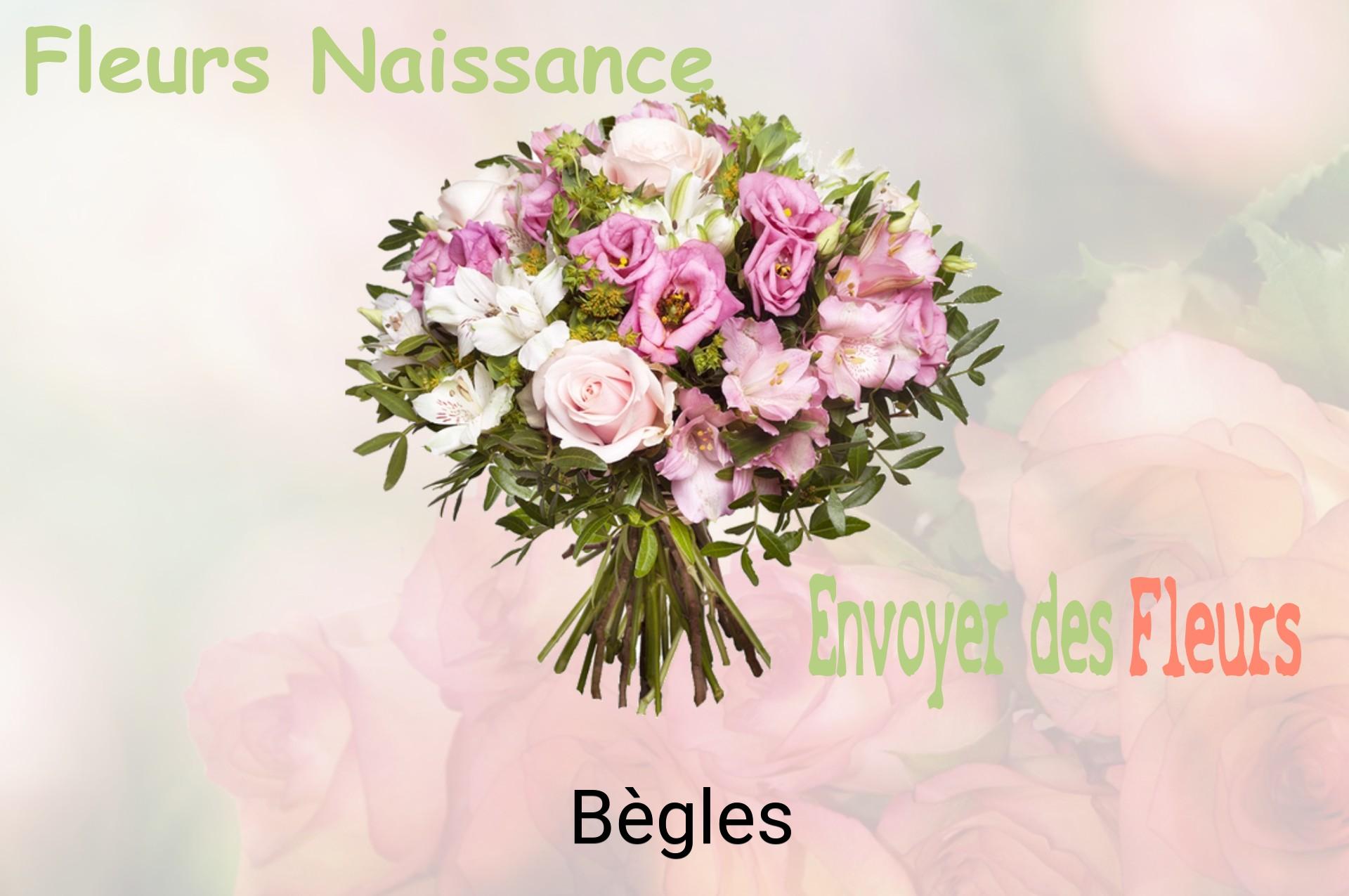 Bouquet de fleurs de naissance livré à Bègles